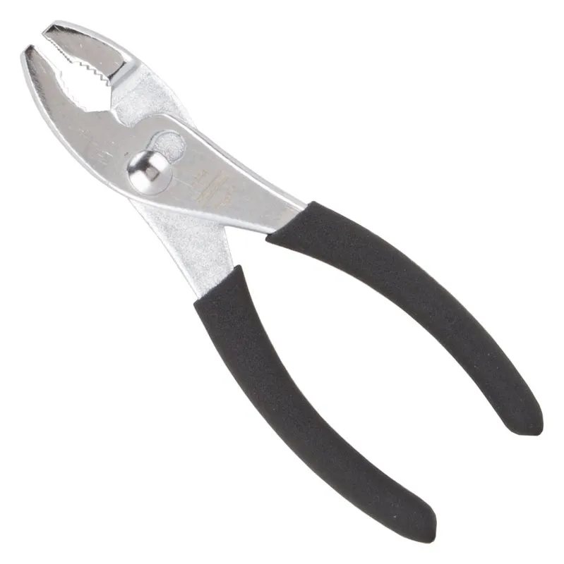 Vulcan JL-NP003 Slip Joint Plier, 6 in OAL, 1 in Jaw Opening, Black Handle, Non-Slip Handle, 1 in W Jaw, 7/8 in L Jaw :CD: QUANTITY: 1