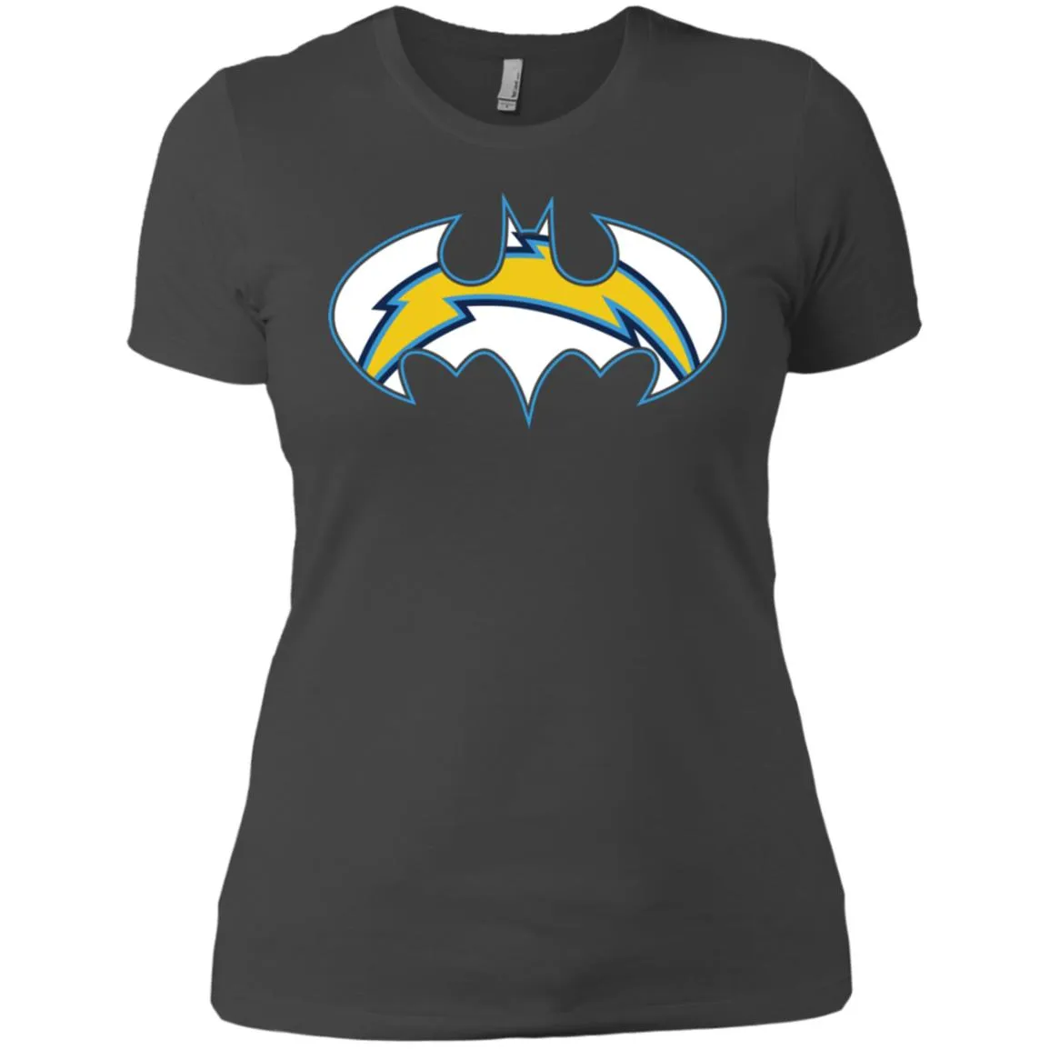 We Are The Los Angeles Chargers Batman Nfl Mashup Women Cotton T-Shirt