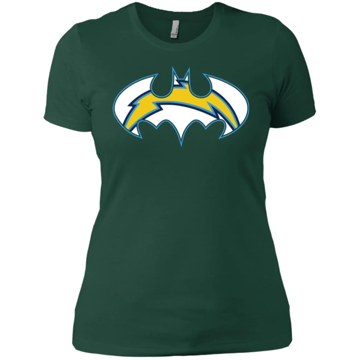 We Are The Los Angeles Chargers Batman Nfl Mashup Women Cotton T-Shirt