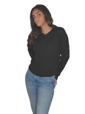 Women Knitwear Pullover -Black